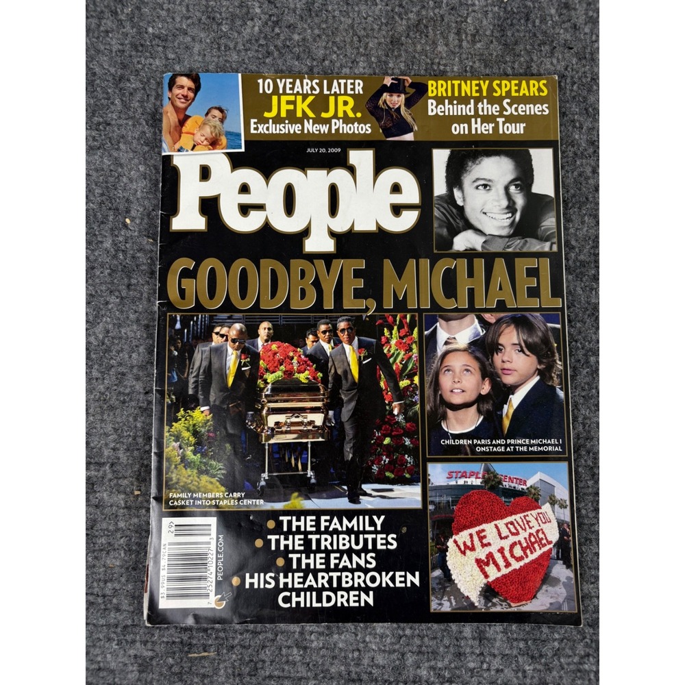 People Magazine July 20 2009 Michael Jackson JFK‎ Jr. Britney Spears Y2K